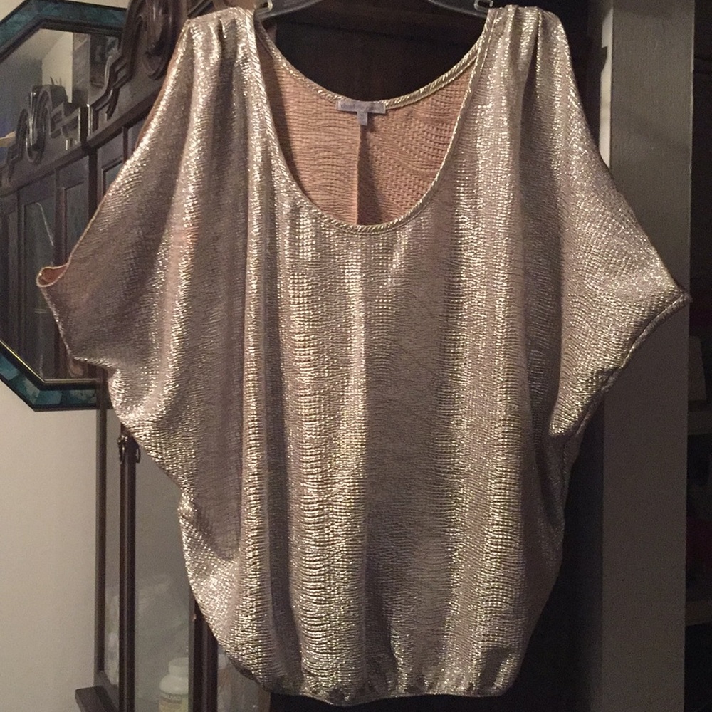 Charlotte Russe, Gold/Latte color top
